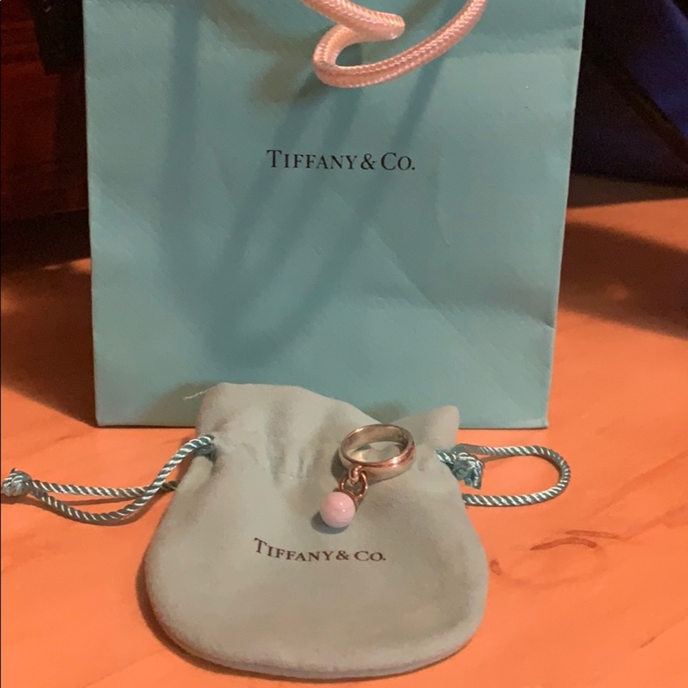 Tiffany & Co. sterling silver dangle ring